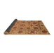 Sideview of Abstract Orange Modern Rug, abs3895