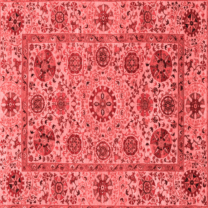 Machine Washable Abstract Red Modern Rug, wshabs3895red