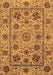 Abstract Brown Modern Rug, abs3895brn