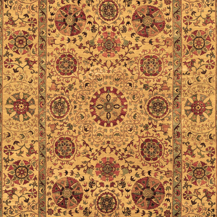 Machine Washable Abstract Brown Modern Rug, wshabs3895brn