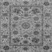 Square Machine Washable Abstract Gray Modern Rug, wshabs3895gry