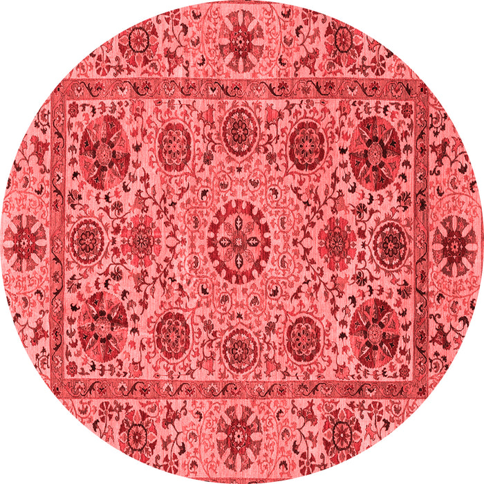 Abstract Red Modern Rug, abs3895red
