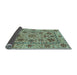 Sideview of Abstract Light Blue Modern Rug, abs3895lblu