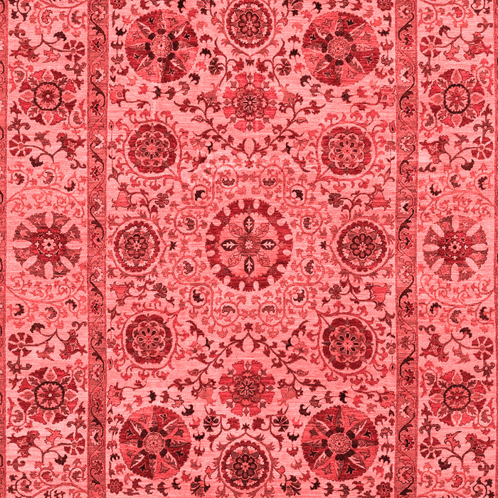 Machine Washable Abstract Red Modern Rug, wshabs3895red