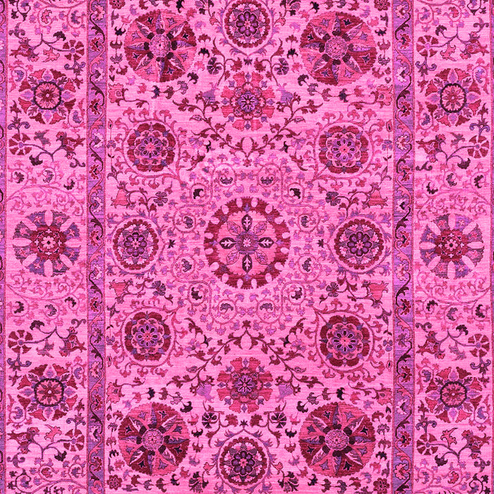 Machine Washable Abstract Pink Modern Rug, wshabs3895pnk