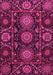 Abstract Pink Modern Rug, abs3896pnk