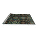 Sideview of Machine Washable Abstract Light Blue Modern Rug, wshabs3896lblu