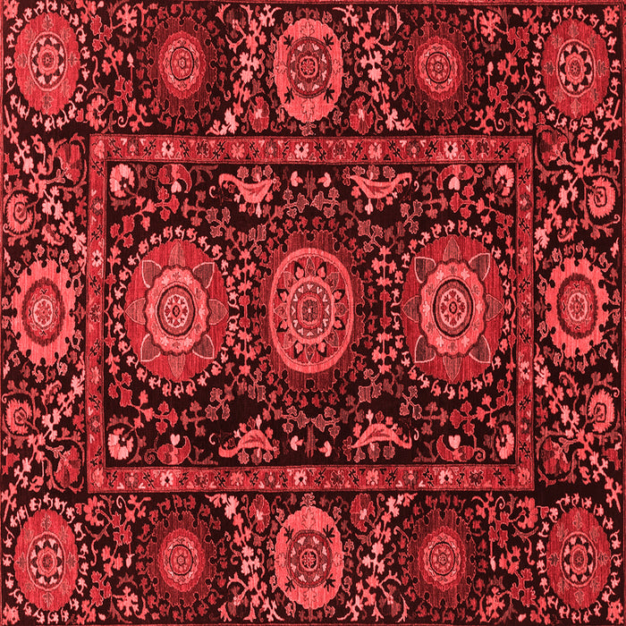Machine Washable Abstract Red Modern Rug, wshabs3896red