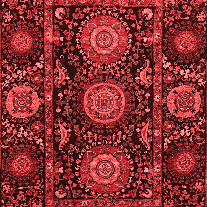 Abstract Red Modern Area Rugs