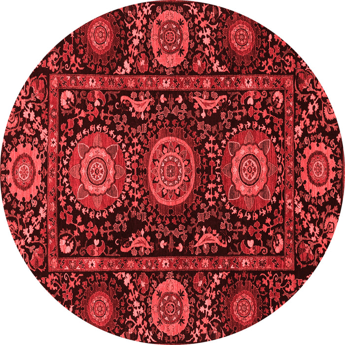 Abstract Red Modern Rug, abs3896red