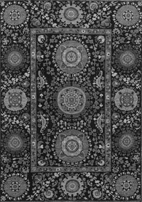 Abstract Gray Modern Rug, abs3896gry