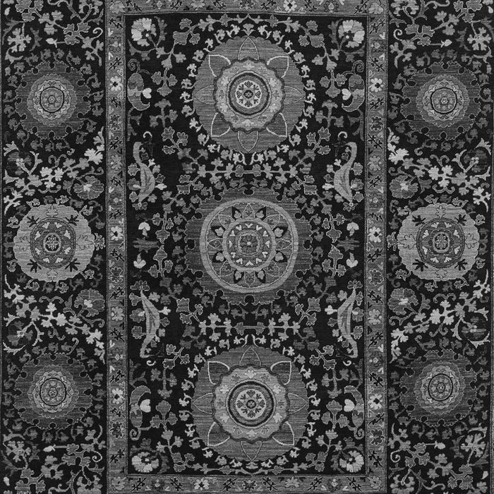 Abstract Gray Modern Rug, abs3896gry