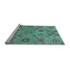 Sideview of Machine Washable Abstract Light Blue Modern Rug, wshabs3897lblu