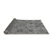 Sideview of Abstract Gray Modern Rug, abs3897gry