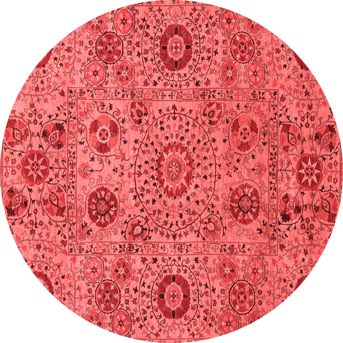 Abstract Red Modern Rug, abs3897red