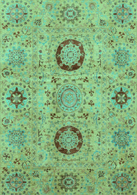 Abstract Turquoise Modern Rug, abs3898turq