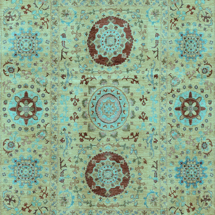 Abstract Light Blue Modern Rug, abs3898lblu