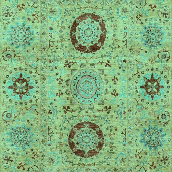 Machine Washable Abstract Turquoise Modern Area Rugs, wshabs3898turq