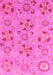 Machine Washable Abstract Pink Modern Rug, wshabs3899pnk