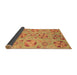 Sideview of Abstract Brown Modern Rug, abs3899brn