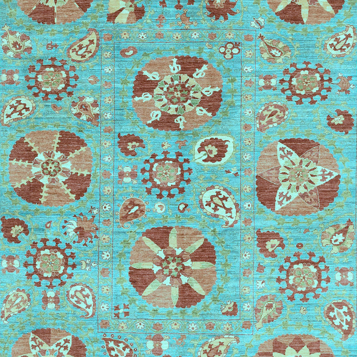 Machine Washable Abstract Light Blue Modern Rug, wshabs3899lblu