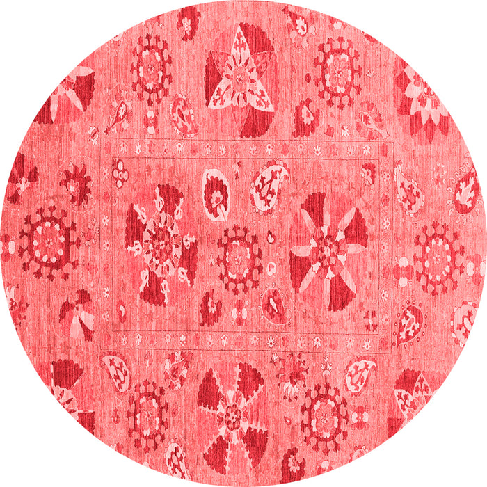 Abstract Red Modern Rug, abs3899red