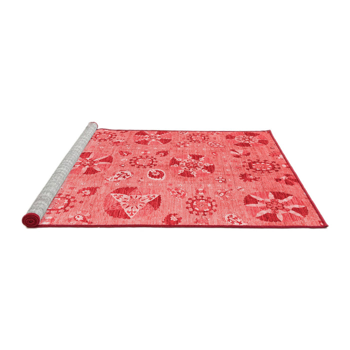 Modern Red Washable Rugs