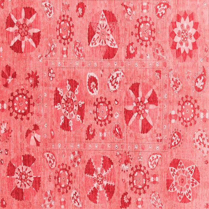 Abstract Red Modern Rug, abs3899red