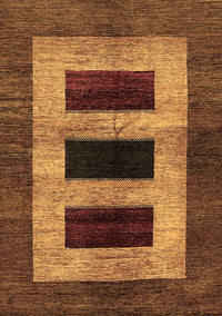 Abstract Brown Modern Rug, abs389brn