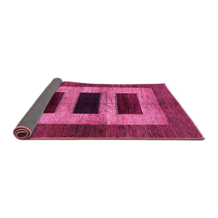 Sideview of Abstract Pink Modern Rug, abs389pnk