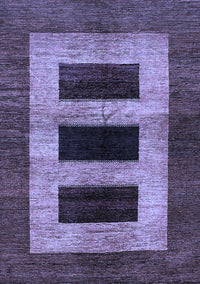 Abstract Blue Modern Rug, abs389blu