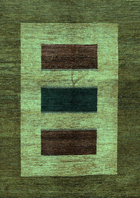 Abstract Turquoise Modern Rug, abs389turq