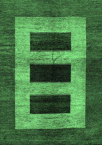 Abstract Emerald Green Modern Rug, abs389emgrn