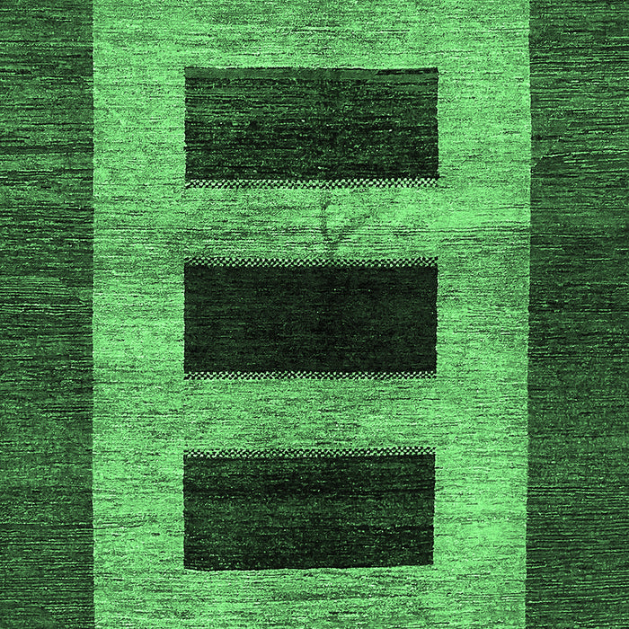Abstract Emerald Green Modern Rug, abs389emgrn