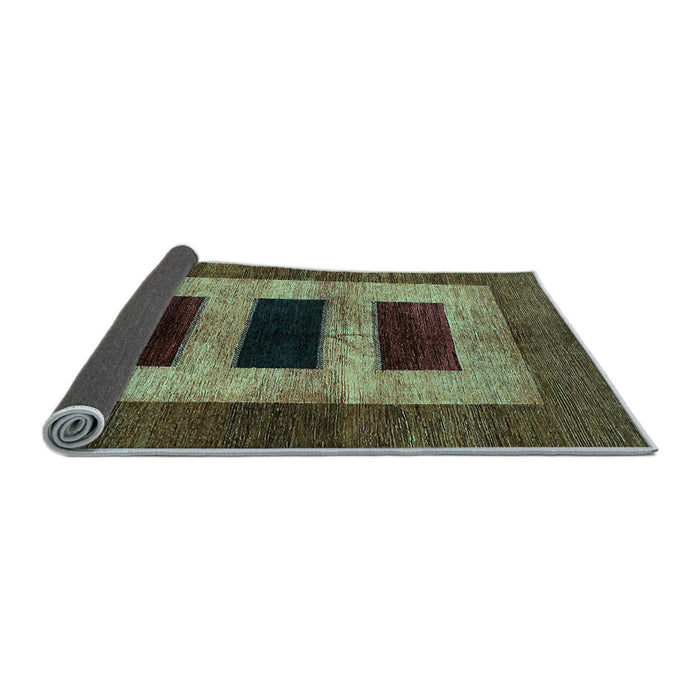 Sideview of Abstract Light Blue Modern Rug, abs389lblu