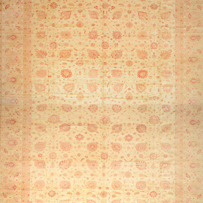 Machine Washable Abstract Orange Rug, wshabs38