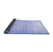 Sideview of Oriental Blue Traditional Rug, abs38blu