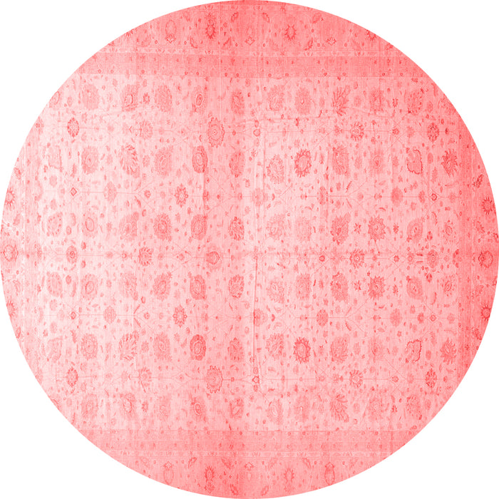 Machine Washable Oriental Red Traditional Rug, wshabs38red