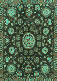 Oriental Turquoise Traditional Rug, abs3900turq