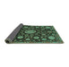 Sideview of Oriental Turquoise Traditional Rug, abs3900turq