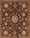 Abstract Red Oriental Rug, abs3900