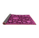 Sideview of Oriental Pink Traditional Rug, abs3900pnk