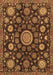 Oriental Brown Traditional Rug, abs3900brn