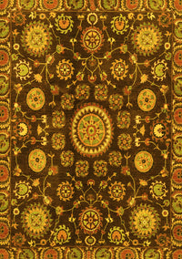 Oriental Yellow Traditional Rug, abs3900yw