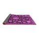 Sideview of Oriental Purple Traditional Rug, abs3900pur