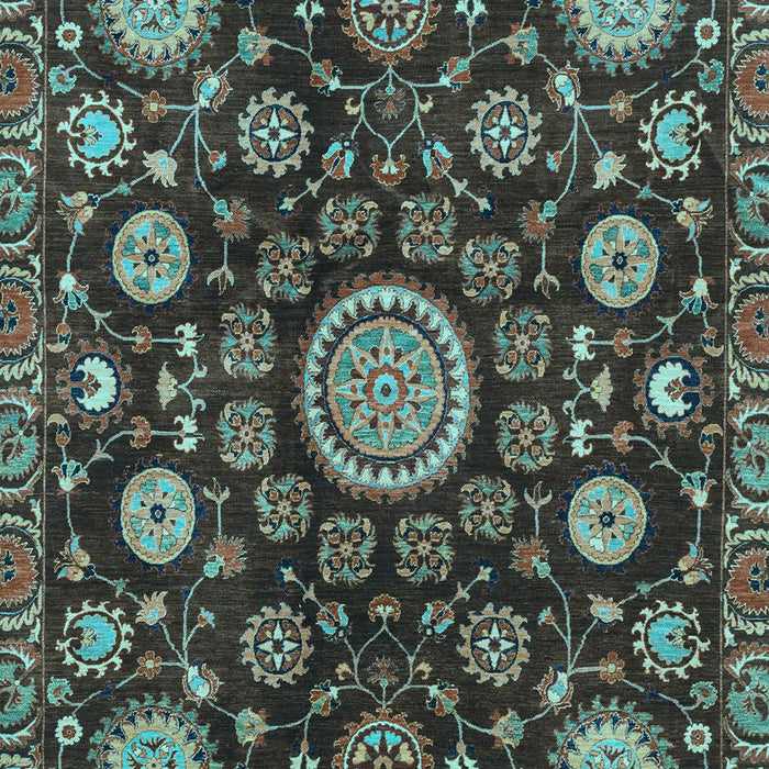Oriental Light Blue Traditional Rug, abs3900lblu