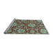 Sideview of Machine Washable Abstract Light Blue Modern Rug, wshabs3901lblu