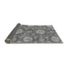 Sideview of Abstract Gray Modern Rug, abs3901gry