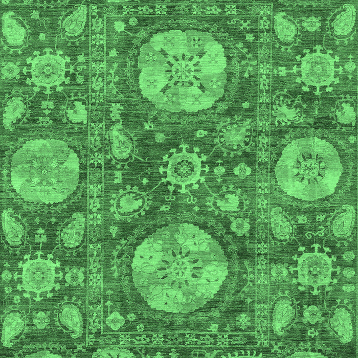Machine Washable Abstract Emerald Green Modern Area Rugs, wshabs3901emgrn
