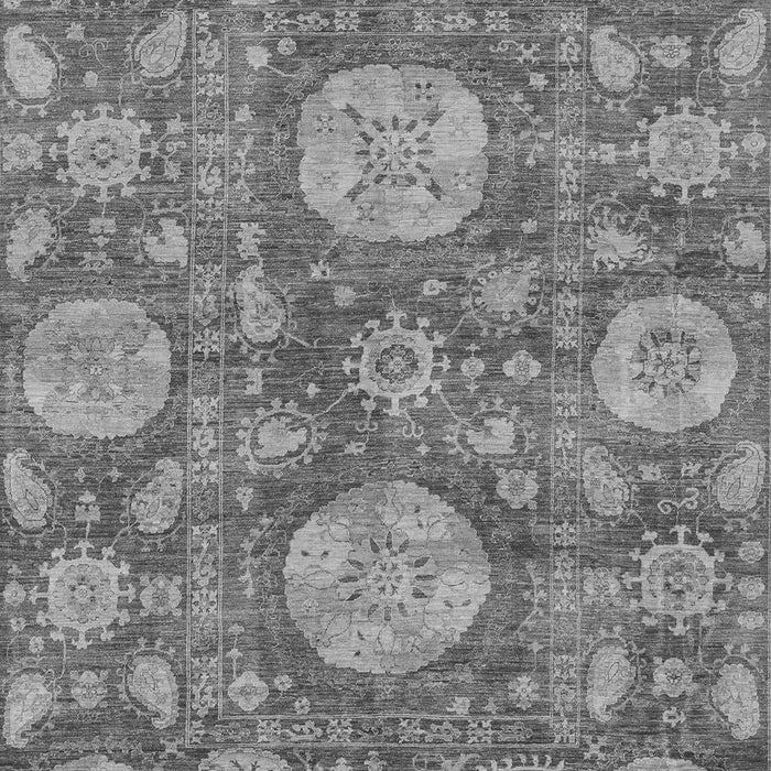 Machine Washable Abstract Gray Modern Rug, wshabs3901gry
